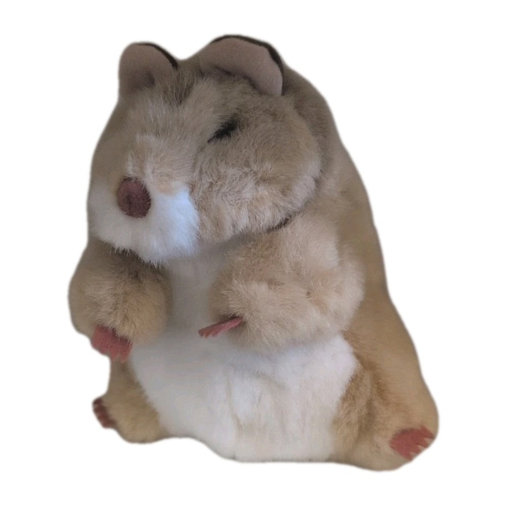 Folktails Folkmanis Gerbil Hamster Hand Puppet 7" Play Kids Plush‎